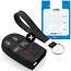 Capa para chave do carro compatível com Fiat - Capa Protetora de Chave Remota de Silicone - Tampa Remota FOB - Preto