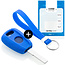 Capa para chave do carro compatível com Fiat - Capa Protetora de Chave Remota de Silicone - Tampa Remota FOB - Azul