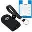 Capa para chave do carro compatível com Mazda - Capa Protetora de Chave Remota de Silicone - Tampa Remota FOB - Preto