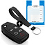 Housse de Protection clé compatible avec Volvo - Coque Cover Housse étui en Silicone - Noir