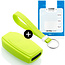 Housse de Protection clé compatible avec Volvo - Coque Cover Housse étui en Silicone - Citron vert