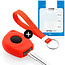 Capa para chave do carro compatível com Suzuki - Capa Protetora de Chave Remota de Silicone - Tampa Remota FOB - Vermelho