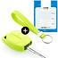 Capa para chave do carro compatível com Suzuki - Capa Protetora de Chave Remota de Silicone - Tampa Remota FOB - Verde lima