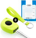 TBU car TBU car Car key cover compatible with Suzuki - Silicone Protective Remote Key Shell - FOB Case Cover - Lime green