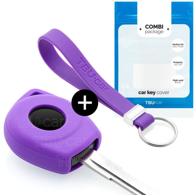 Car key cover compatible with Suzuki - Silicone Protective Remote Key Shell - FOB Case Cover - Purple