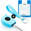 Capa para chave do carro compatível com Suzuki - Capa Protetora de Chave Remota de Silicone - Tampa Remota FOB - Azul claro