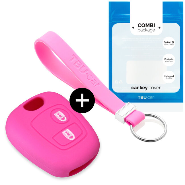 Cover chiavi auto compatibile con Toyota - Copertura protettiva - Custodia Protettiva in Silicone - Rosa