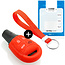 Capa para chave do carro compatível com Saab - Capa Protetora de Chave Remota de Silicone - Tampa Remota FOB - Vermelho