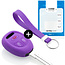 Capa para chave do carro compatível com Saab - Capa Protetora de Chave Remota de Silicone - Tampa Remota FOB - Roxo