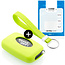 Funda Carcasa llave compatible con Range Rover - Funda de Silicona - Cover de Llave Coche - Verde lima