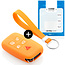 Funda Carcasa llave compatible con Range Rover - Funda de Silicona - Cover de Llave Coche - Naranja