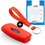 Funda Carcasa llave compatible con Ford - Funda de Silicona - Cover de Llave Coche - Rojo