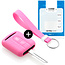 Funda Carcasa llave compatible con Nissan - Funda de Silicona - Cover de Llave Coche - Rosa