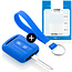 Capa para chave do carro compatível com Nissan - Capa Protetora de Chave Remota de Silicone - Tampa Remota FOB - Azul