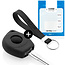 Car key cover compatible with Nissan - Silicone Protective Remote Key Shell - FOB Case Cover - Black