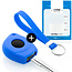 Capa para chave do carro compatível com Nissan - Capa Protetora de Chave Remota de Silicone - Tampa Remota FOB - Azul