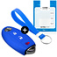 Capa para chave do carro compatível com Nissan - Capa Protetora de Chave Remota de Silicone - Tampa Remota FOB - Azul