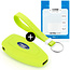 Funda Carcasa llave compatible con Ford - Funda de Silicona - Cover de Llave Coche - Verde lima