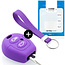 Capa para chave do carro compatível com Ford - Capa Protetora de Chave Remota de Silicone - Tampa Remota FOB - Roxo