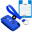 Capa para chave do carro compatível com Lancia - Capa Protetora de Chave Remota de Silicone - Tampa Remota FOB - Azul