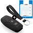 Capa para chave do carro compatível com Ford - Capa Protetora de Chave Remota de Silicone - Tampa Remota FOB - Preto