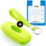 Housse de Protection clé compatible avec Ford - Coque Cover Housse étui en Silicone - Citron vert