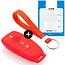 Capa para chave do carro compatível com Mercedes - Capa Protetora de Chave Remota de Silicone - Tampa Remota FOB - Vermelho