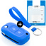 Capa para chave do carro compatível com Mercedes - Capa Protetora de Chave Remota de Silicone - Tampa Remota FOB - Azul