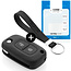 Capa para chave do carro compatível com Mercedes - Capa Protetora de Chave Remota de Silicone - Tampa Remota FOB - Preto