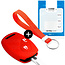 Capa para chave do carro compatível com Honda - Capa Protetora de Chave Remota de Silicone - Tampa Remota FOB - Vermelho
