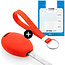 Capa para chave do carro compatível com Mini - Capa Protetora de Chave Remota de Silicone - Tampa Remota FOB - Vermelho