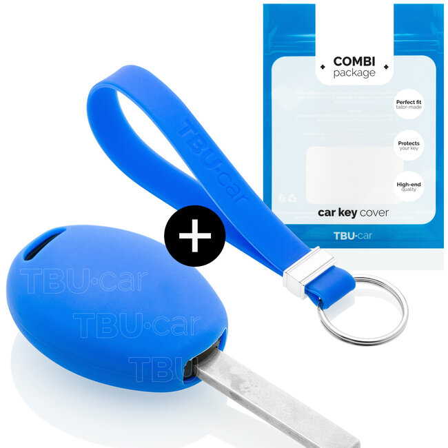 Cover chiavi auto compatibile con Mini - Copertura protettiva - Custodia Protettiva in Silicone - Blu