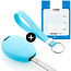 Capa para chave do carro compatível com Mini - Capa Protetora de Chave Remota de Silicone - Tampa Remota FOB - Azul claro