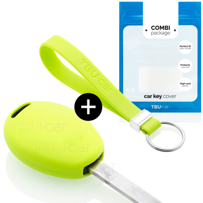Cover chiavi auto compatibile con Mini - Copertura protettiva - Custodia Protettiva in Silicone - Verde lime