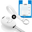 Funda Carcasa llave compatible con Mini - Funda de Silicona - Cover de Llave Coche - Blanco