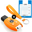 Sleutel cover compatibel met Mercedes - Silicone sleutelhoesje - beschermhoesje autosleutel - Oranje