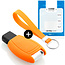 Sleutel cover compatibel met Mercedes - Silicone sleutelhoesje - beschermhoesje autosleutel - Oranje