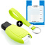 Sleutel cover compatibel met Mercedes - Silicone sleutelhoesje - beschermhoesje autosleutel - Lime groen