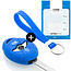 Capa para chave do carro compatível com Mini - Capa Protetora de Chave Remota de Silicone - Tampa Remota FOB - Azul