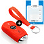 Capa para chave do carro compatível com Opel - Capa Protetora de Chave Remota de Silicone - Tampa Remota FOB - Vermelho