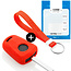 Capa para chave do carro compatível com Opel - Capa Protetora de Chave Remota de Silicone - Tampa Remota FOB - Vermelho