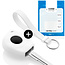 Funda Carcasa llave compatible con Opel - Funda de Silicona - Cover de Llave Coche - Blanco