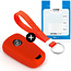 Capa para chave do carro compatível com Opel - Capa Protetora de Chave Remota de Silicone - Tampa Remota FOB - Vermelho