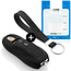 Capa para chave do carro compatível com Porsche - Capa Protetora de Chave Remota de Silicone - Tampa Remota FOB - Preto