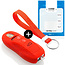 Housse de Protection clé compatible avec Porsche - Coque Cover Housse étui en Silicone - Rouge