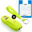 Housse de Protection clé compatible avec Porsche - Coque Cover Housse étui en Silicone - Citron vert