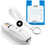Housse de Protection clé compatible avec Porsche - Coque Cover Housse étui en Silicone - Blanc