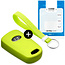 Capa para chave do carro compatível com Hyundai - Capa Protetora de Chave Remota de Silicone - Tampa Remota FOB - Verde lima