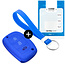 Capa para chave do carro compatível com Hyundai - Capa Protetora de Chave Remota de Silicone - Tampa Remota FOB - Azul