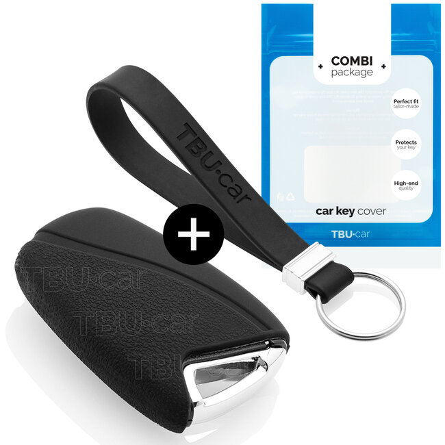 Car key cover compatible with Hyundai - Silicone Protective Remote Key Shell - FOB Case Cover - Black